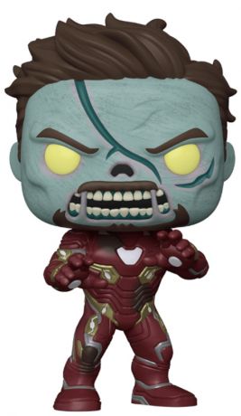 Figurine Funko Pop Marvel What If...? #948 Zombie Iron Man Metallic 25 cm 