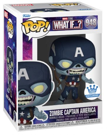 Figurine Funko Pop Marvel What If...? #948 Zombie Captain America