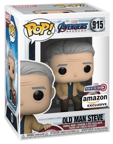 Figurine Funko Pop Avengers : Endgame [Marvel] #915  Le vieil homme steve