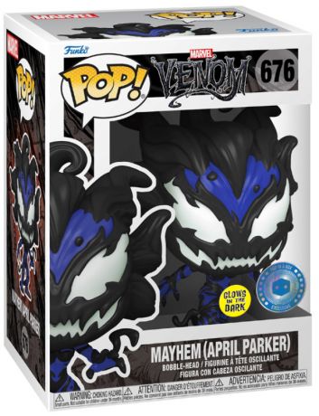 Figurine Funko Pop Venom [Marvel] #676 Mayhem April Parker - Glow in the Dark