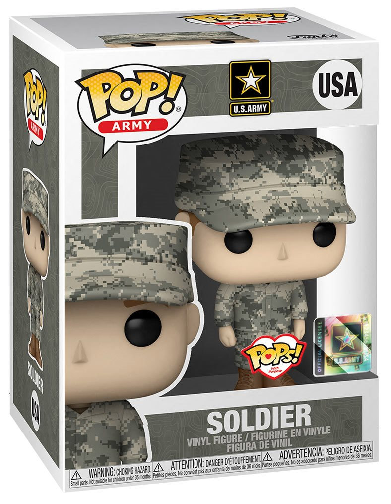 Figurine Pop U.S Army pas cher : Soldat armée de terre