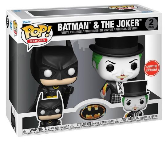 Figurine Funko Pop Batman [DC] Batman et Le Joker 1989