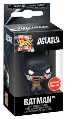 Figurine Funko Pop DCeased  Batman (Ensanglanté) - Porte clés