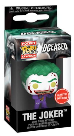 Figurine Funko Pop DCeased  Le Joker (Ensanglanté) - Porte clés