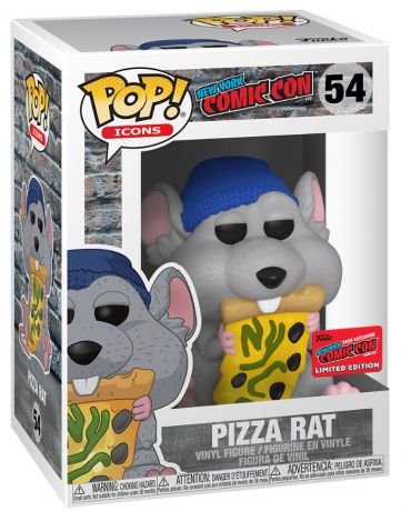 Figurine Funko Pop New York Comic Con #54 Pizza Rat Bleu