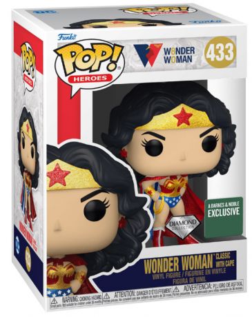 Figurine Funko Pop Wonder Woman 80 ans #433 Wonder Woman - Diamand