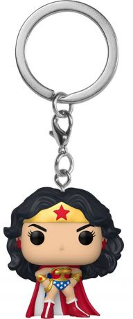 Figurine Funko Pop Wonder Woman 80 ans Wonder Woman avec Cape - Porte clés