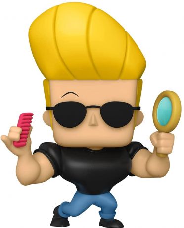 Figurine Funko Pop Cartoon Network #1069 Johnny Bravo avec Miroir 