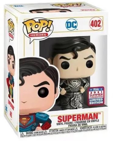 Figurine Funko Pop DC Comics #402 Superman Imperial Palace - Métallique Noir