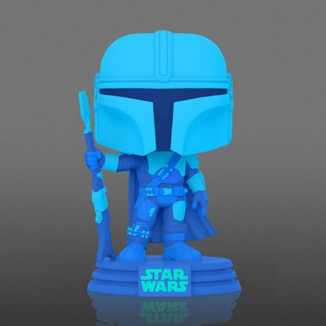 Figurine Funko Pop Star Wars : Le Mandalorien #345 Le Mandalorien Hologramme