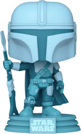 Figurine Funko Pop Star Wars : Le Mandalorien #345 Le Mandalorien Hologramme