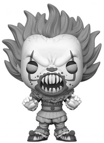 Figurine Funko Pop Ça #473 Grippe-sou avec les dents - Noir et Blanc