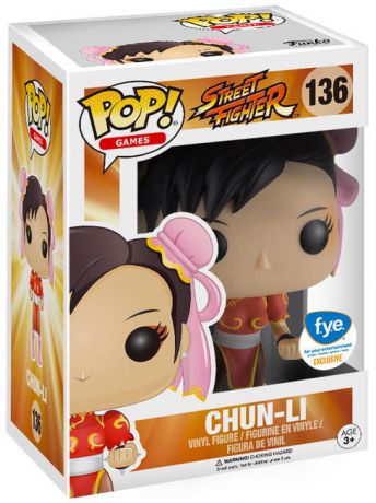 Figurine Funko Pop Street Fighter #136 Chun-Li - Tenue Rouge