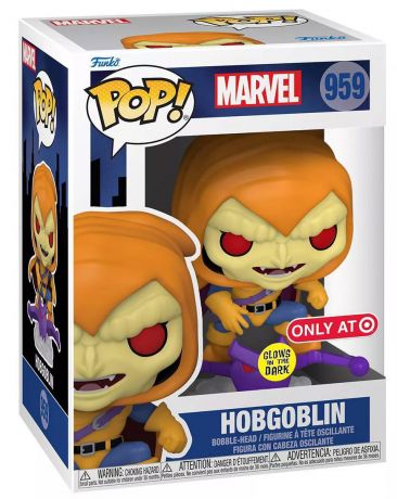 Figurine Funko Pop Spider-Man, l'homme-araignée #959 Super-Bouffon - Glow in the Dark