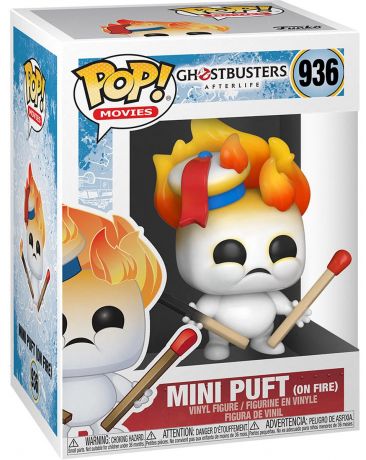 Figurine Funko Pop SOS Fantômes : L'Héritage #936 Mini bibendum en feu