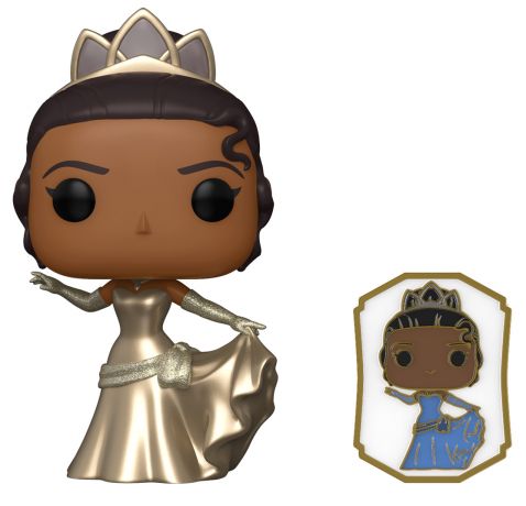 Figurine Funko Pop Disney Ultimate Princess #224 Tiana sticker doré