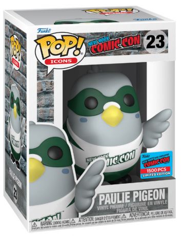 Figurine Funko Pop New York Comic Con #23 Paulie Pigeon vert et blanc
