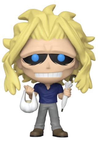 Figurine Funko Pop My Hero Academia #1041 All Might avec sac et parapluie