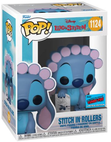 Figurine Funko Pop Lilo et Stitch [Disney] #1124 Stitch rouleaux à cheveux et dessin