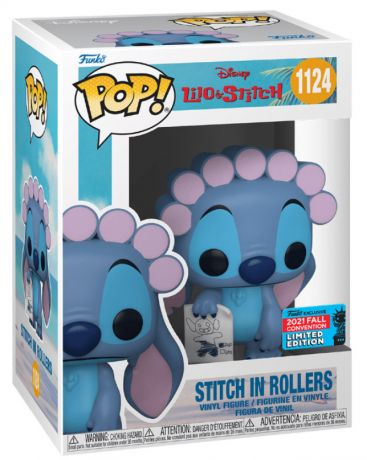 Figurine Funko Pop Lilo et Stitch [Disney] #1124 Stitch rouleaux à cheveux et dessin