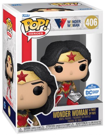 Figurine Funko Pop Wonder Woman 80 ans #406 Wonder Woman A Twist of Fate - Diamant