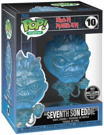 Figurine Funko Pop Iron Maiden #10 Seventh Son Eddie - Digital Pop