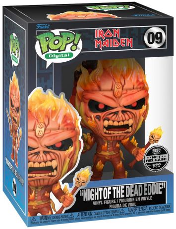 Figurine Funko Pop Iron Maiden #09 Nights of the Dead Eddie - Digital Pop