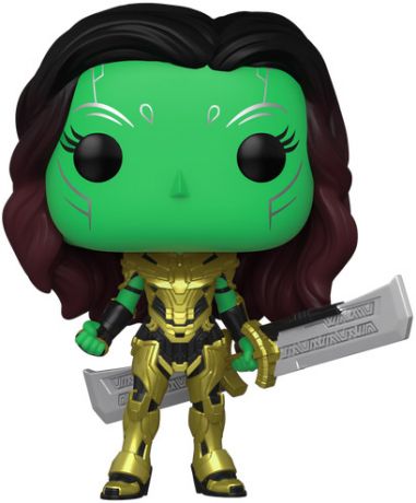 Figurine Funko Pop Marvel What If...? #970 Gamora avec Lame de Thanos