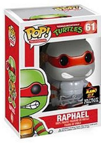 Figurine Funko Pop Tortues Ninja #61 Raphael - Métallique 