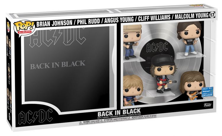 Figurine Funko Pop AC/DC #17 Back in Black - Deluxe Album