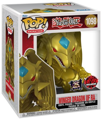 Figurine Funko Pop Yu-Gi-Oh! #1098 Dragon ailé de Ra - 15 cm