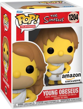 Figurine Funko Pop Les Simpson #1204 Obeseus Homer jeune