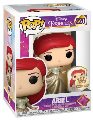 Figurine Funko Pop Disney Ultimate Princess #220 Ariel métallique avec pins 