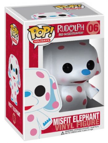 Figurine Funko Pop Rudolphe le renne au nez rouge (1964) #06 Misfit Elephant