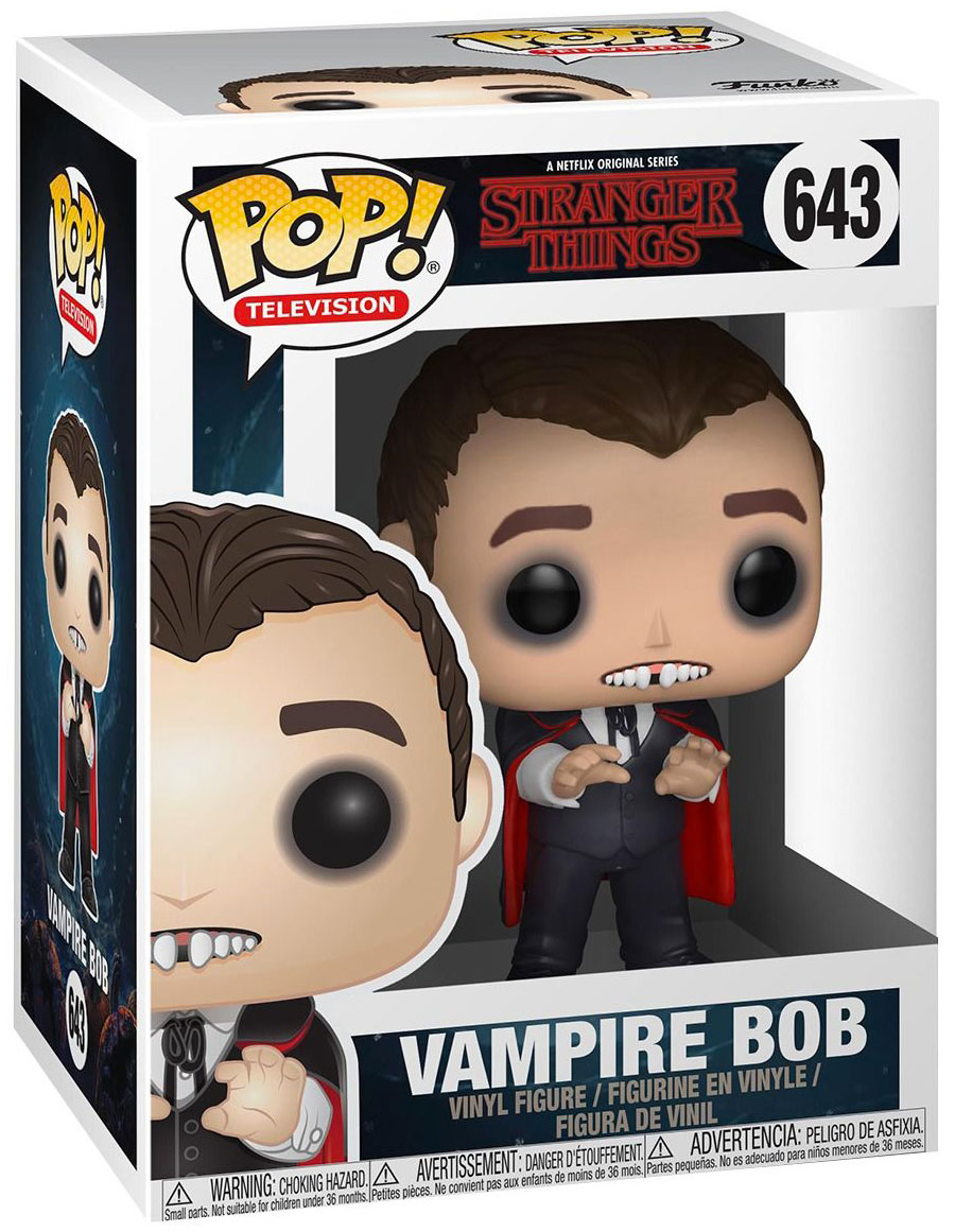 Figurine Pop Stranger Things #643 pas cher : Vampire Bob