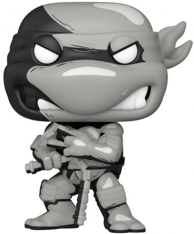 Figurine Funko Pop Tortues Ninja #34 Michelangelo Noir et Blanc [Chase]