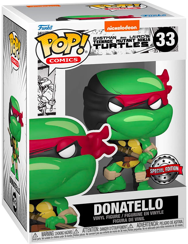 Figurine Pop Tortues Ninja #33 pas cher : Donatello