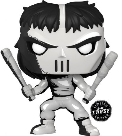 Figurine Funko Pop Tortues Ninja #36 Casey Jones Noir et Blanc [Chase]