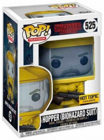 Figurine Funko Pop Stranger Things #525 Hopper - Combinaison Biohazard