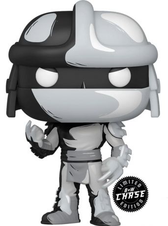 Figurine Funko Pop Tortues Ninja #35 Shredder Noir et Blanc [Chase]