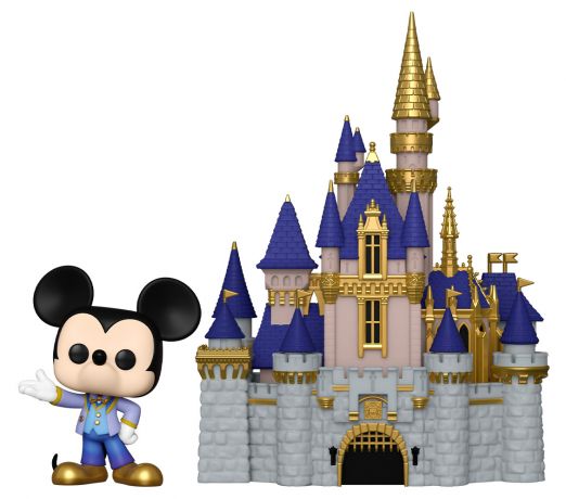 Figurine Funko Pop Walt Disney World 50ème Anniversaire  #26 Château de Cendrillon avec Mickey Mouse