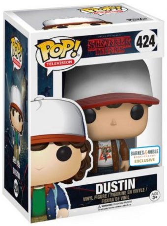 Figurine Funko Pop Stranger Things #424 Dustin - Veste Marron