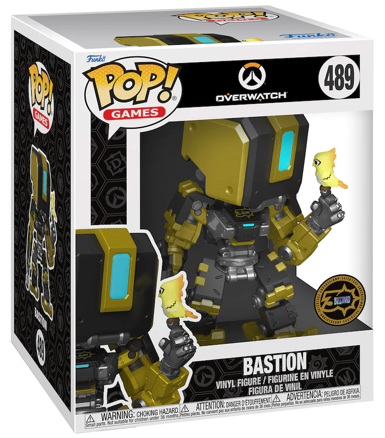 Figurine Pop Overwatch #489 Pas Cher : Bastion - 15 Cm