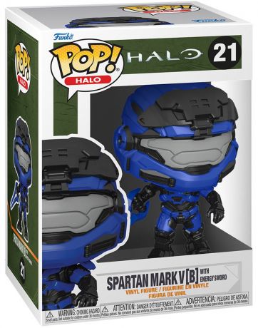 Figurine Funko Pop Halo #21 Spartan Mark V [B] with Energy Sword