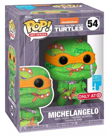 Figurine Funko Pop Tortues Ninja #54 Michelangelo - Art Series