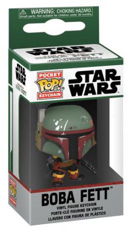 Figurine Funko Pop Star Wars : Le Livre de Boba Fett Boba Fett - Porte clés