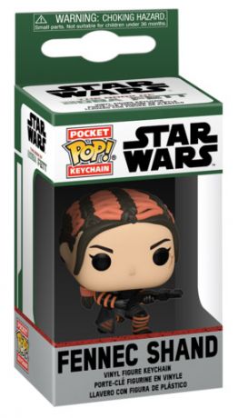 Figurine Funko Pop Star Wars : Le Livre de Boba Fett Fennec Shand - Porte clés