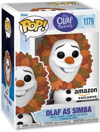 Figurine Funko Pop Olaf présente [Disney] #1179 Olaf en Simba