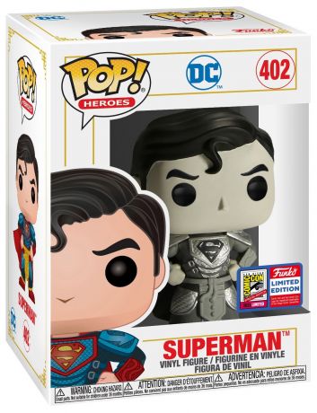 Figurine Funko Pop DC Comics #402 Superman Imperial Palace - Noir et Blanc