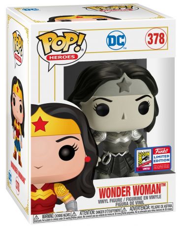 Figurine Funko Pop DC Comics #378 Wonder Woman Imperial Palace - Noir et Blanc